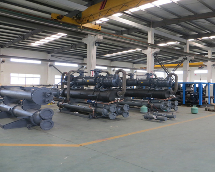 歐科隆冷水機(jī)組生產(chǎn)車(chē)間